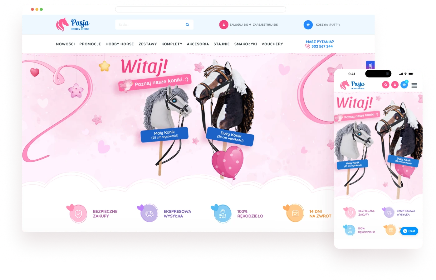 Baner głowny Pasja HobbyHorse