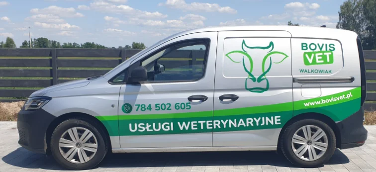 BOVIS VET - projekt i oklejenie samochodów