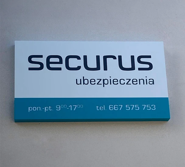 Securus - Reklama zewnętrzna i wewnętrzna